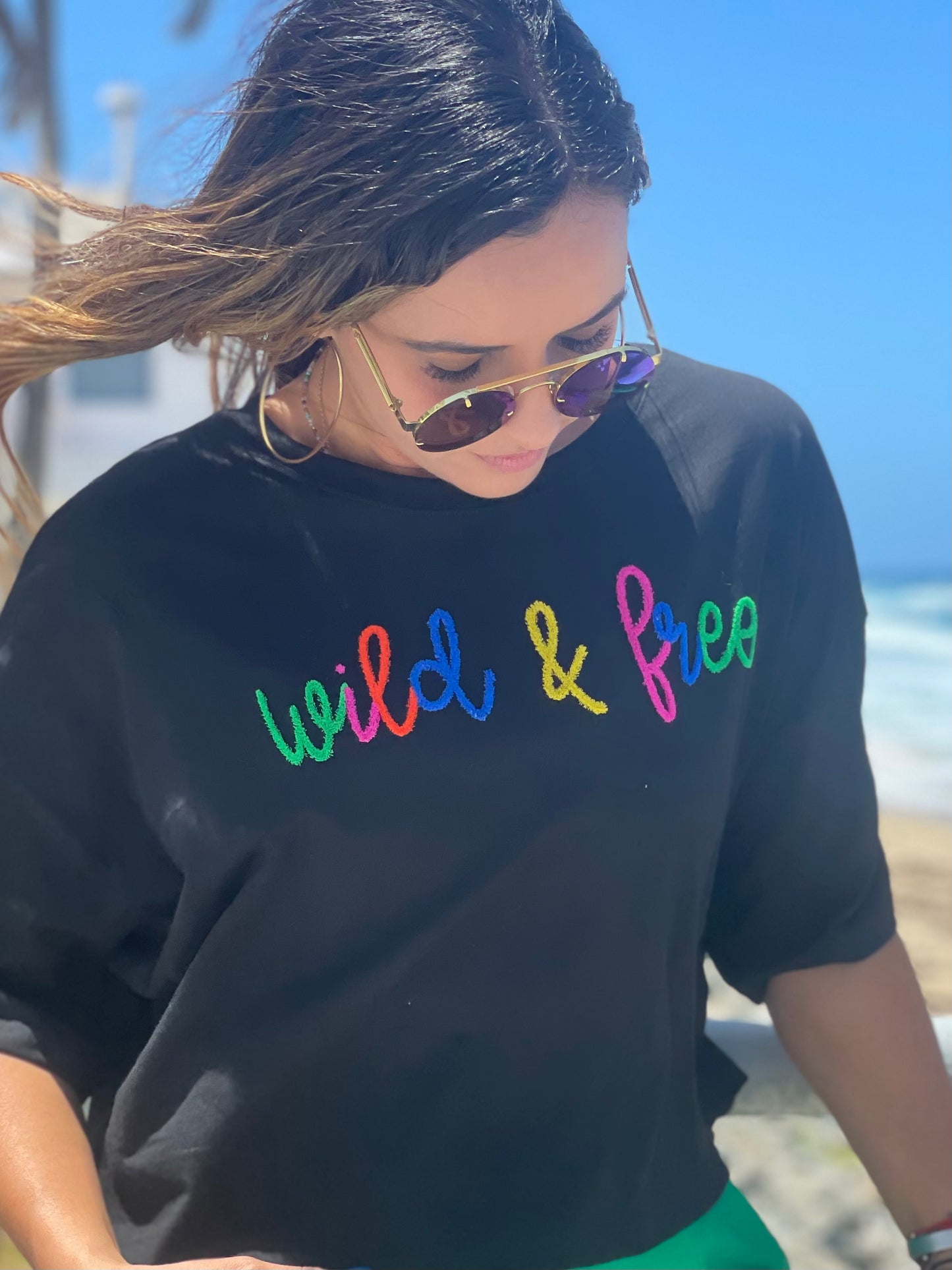 Wild & Free Crop Tee