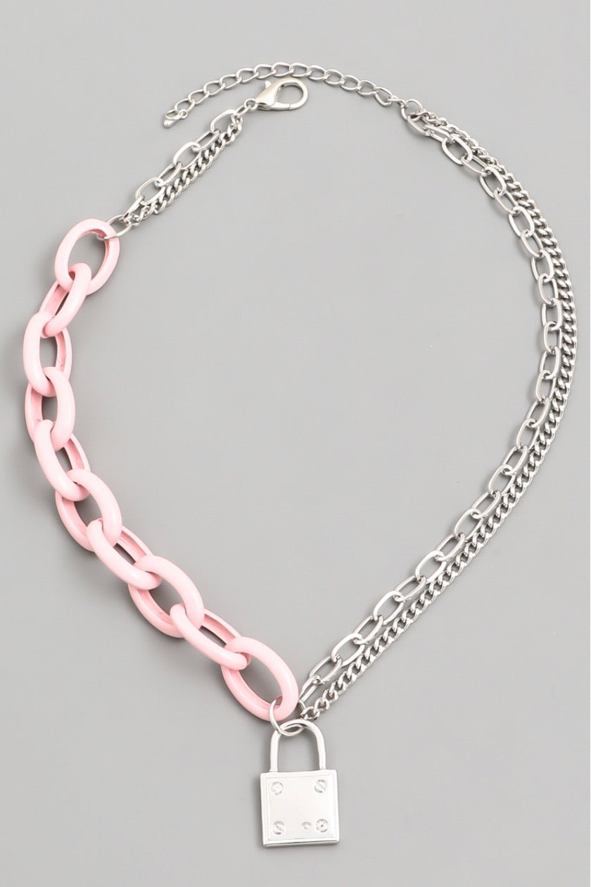 Pink Layering Necklace