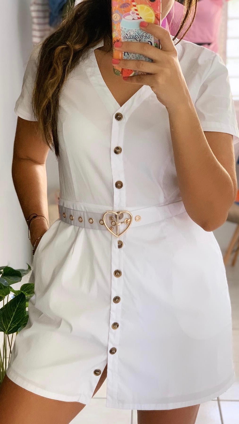 Hope White Dress