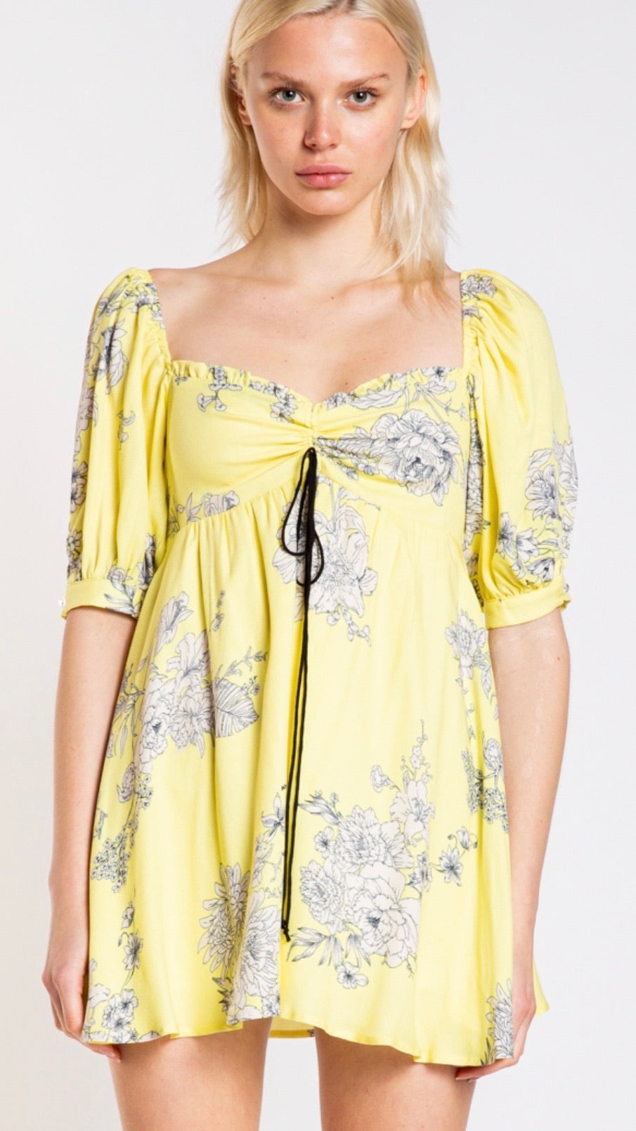 Happy Floral Mini Dress