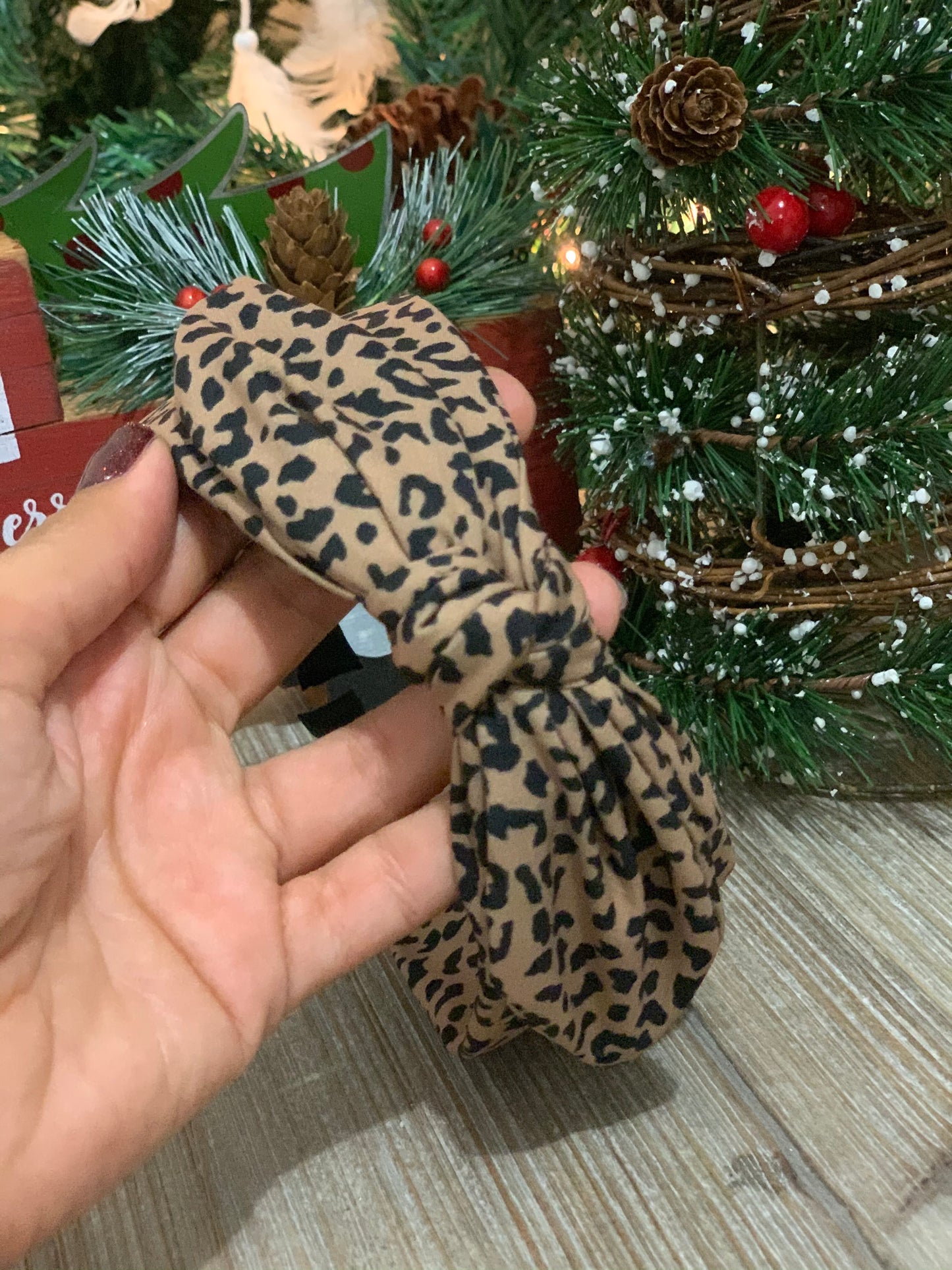 Leopard Head Band