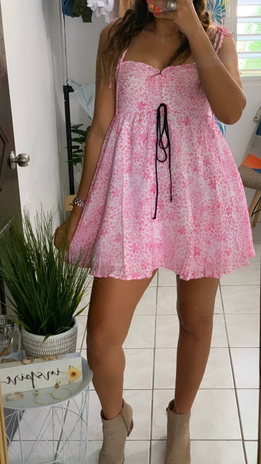 Boho Pink Dress