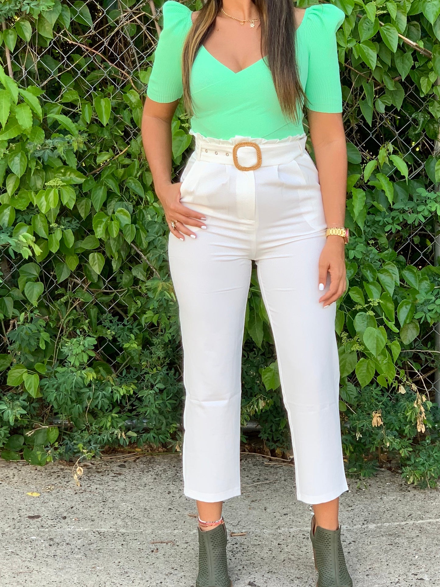 Unique White Pant