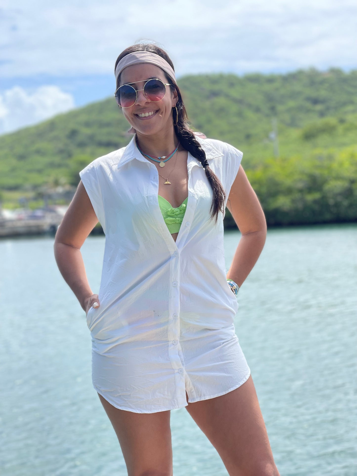 White Shirt Dress