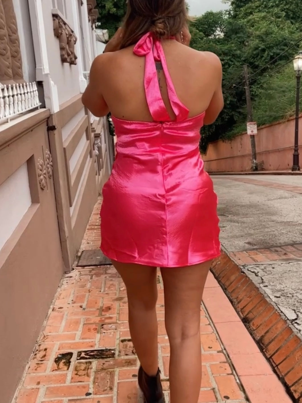 Halter Pink Dress