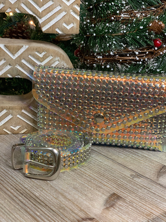 Multicolor Bag + Belt