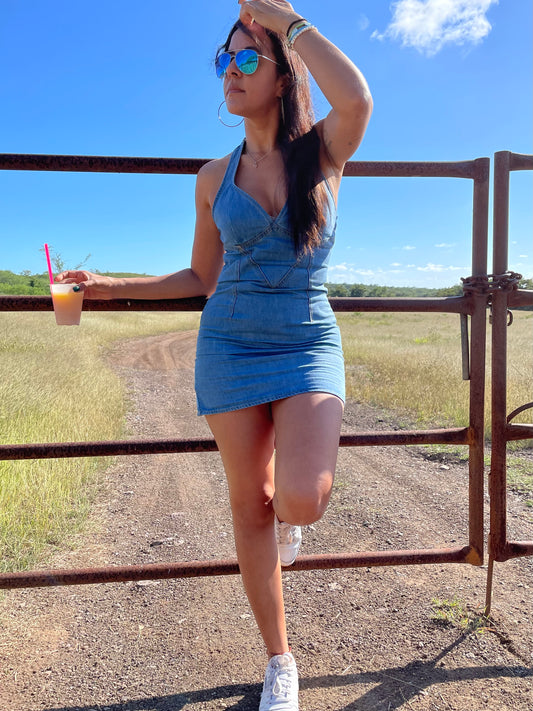 Denim Mini Dress