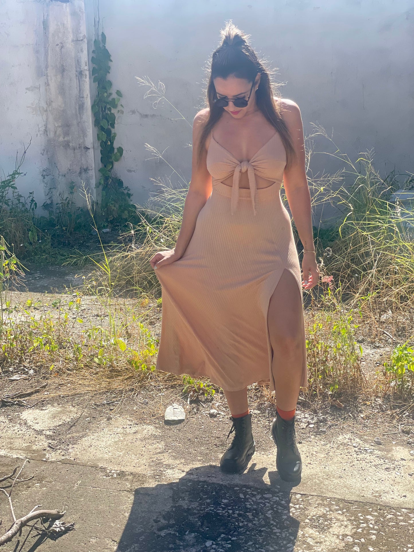 Sand Midi Dress