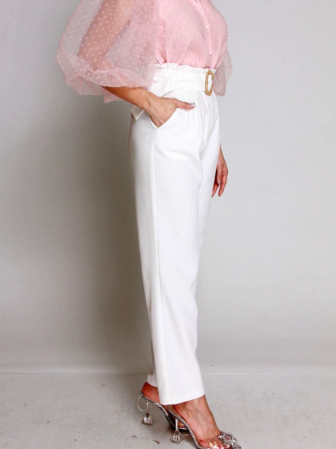 Unique White Pant