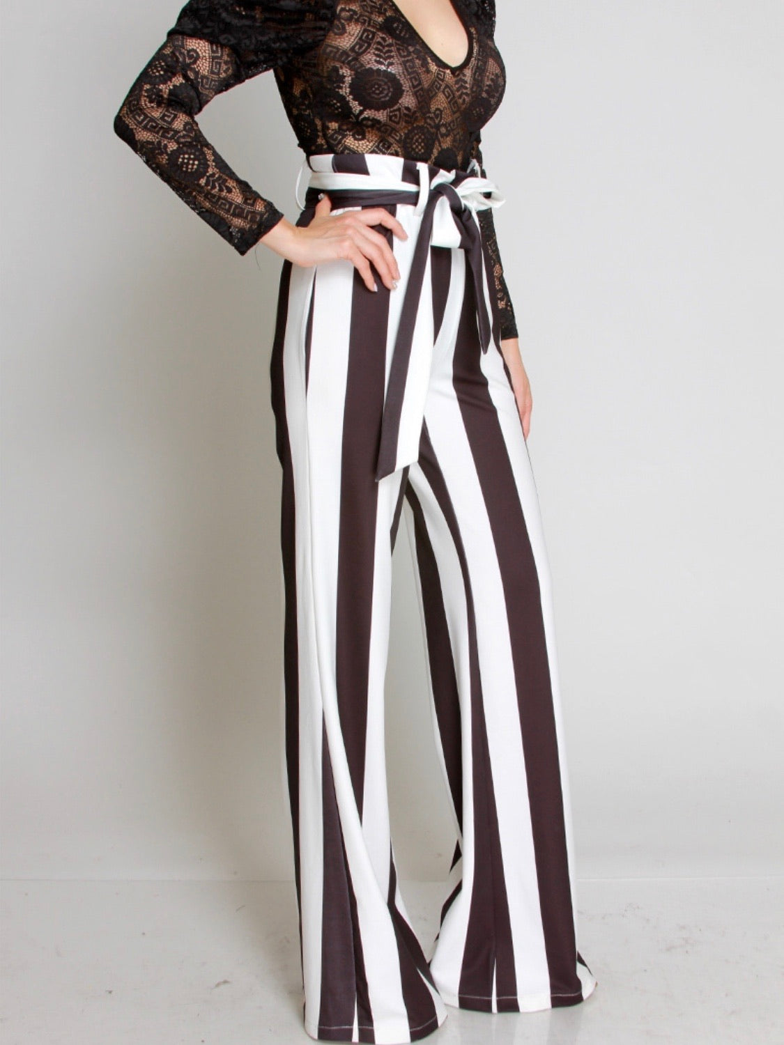 White and Black Pant