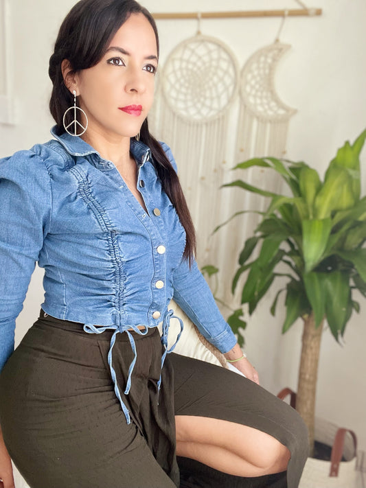 Tracy Love Denim Top