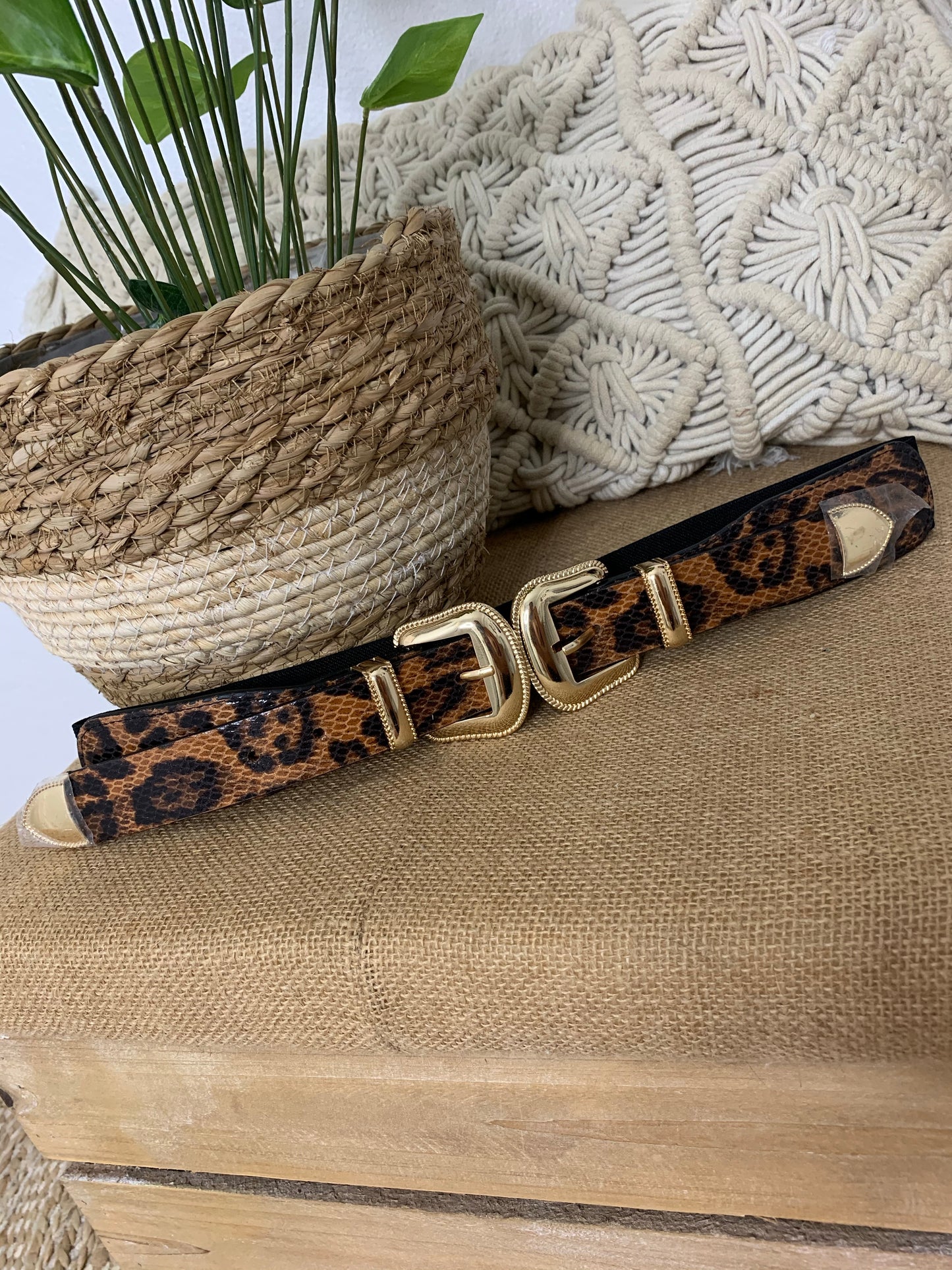 Leopard Elastic Belt