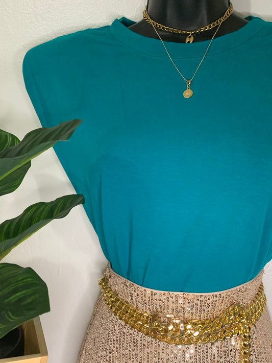 Jade Padded Top