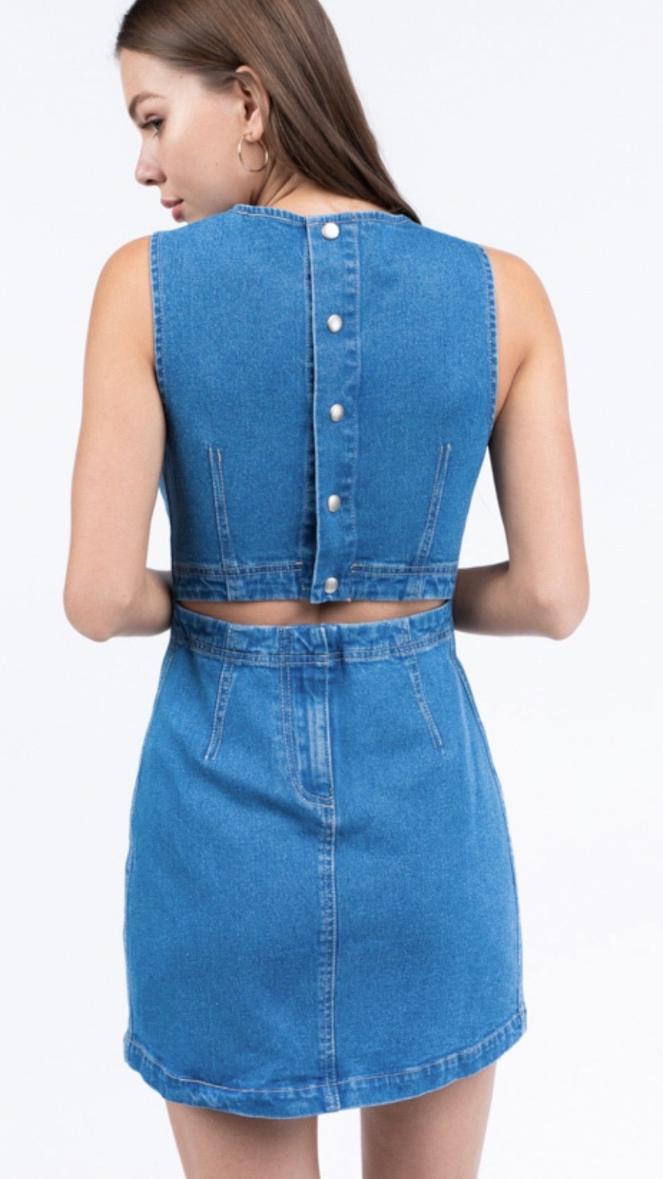 Two Sides Denim Dress