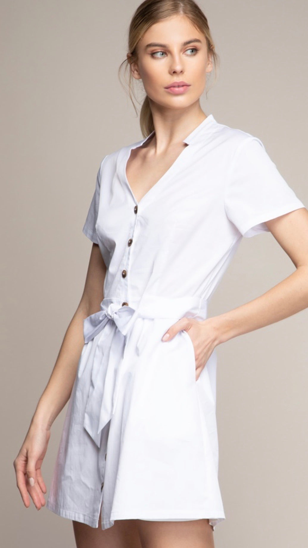 Hope White Dress