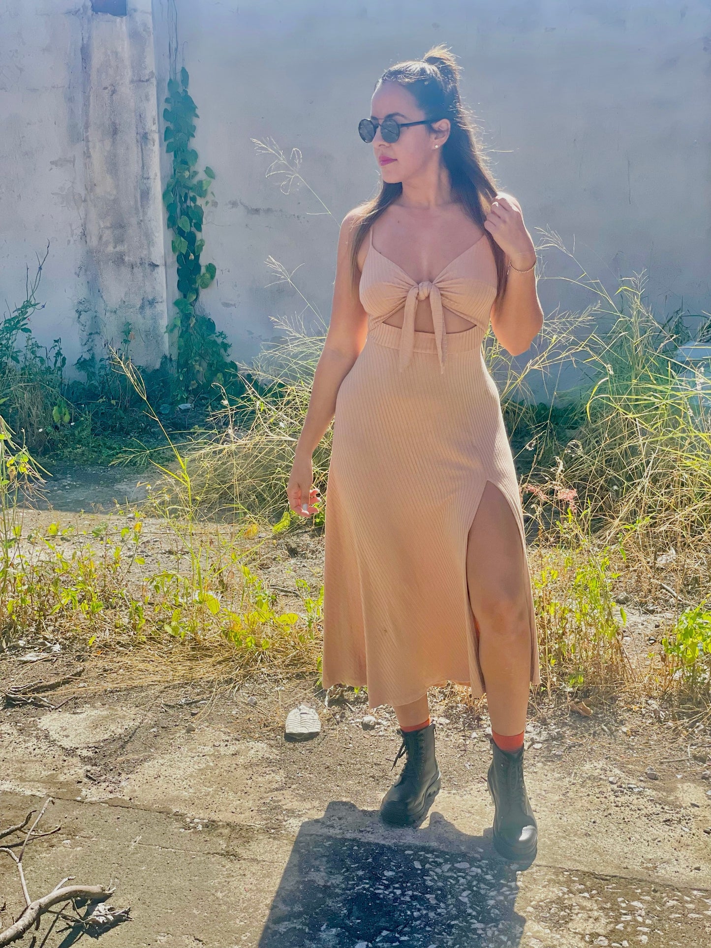 Sand Midi Dress