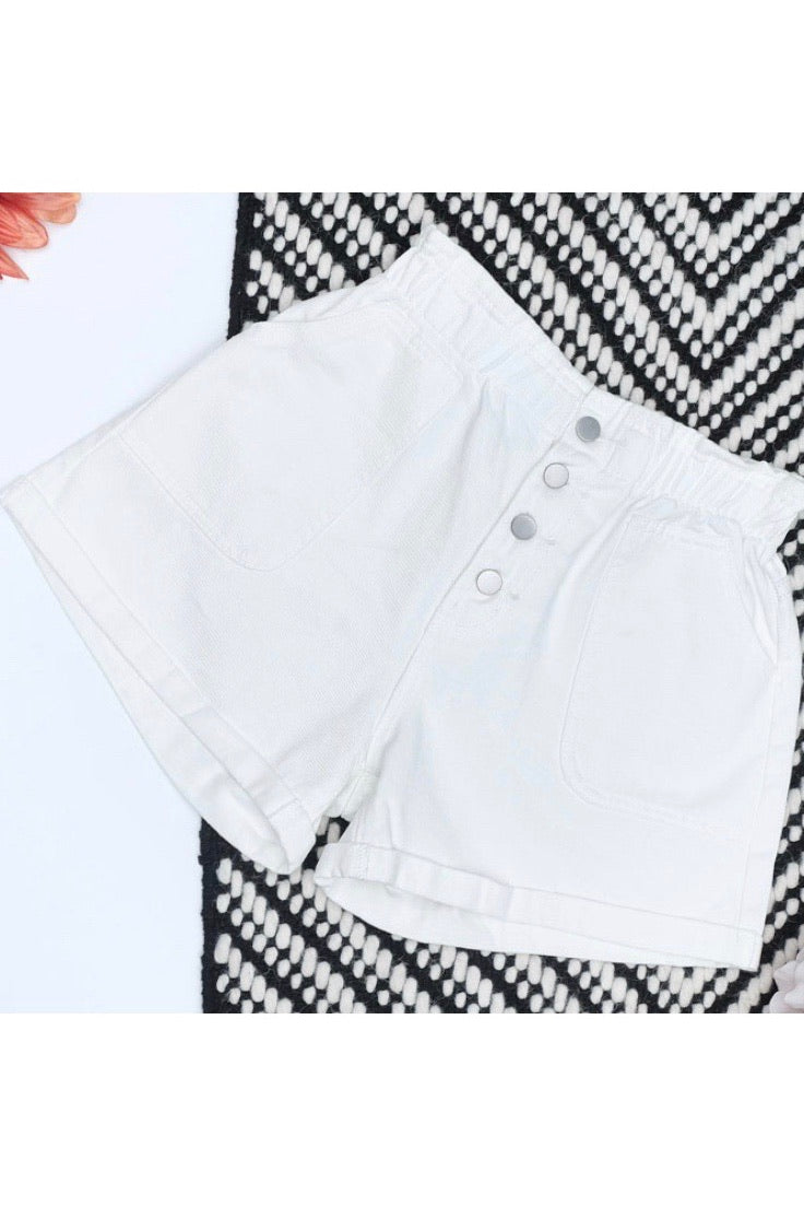 White Paper Bag Short