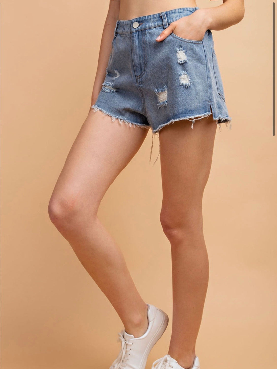 Denim Basic Shorts