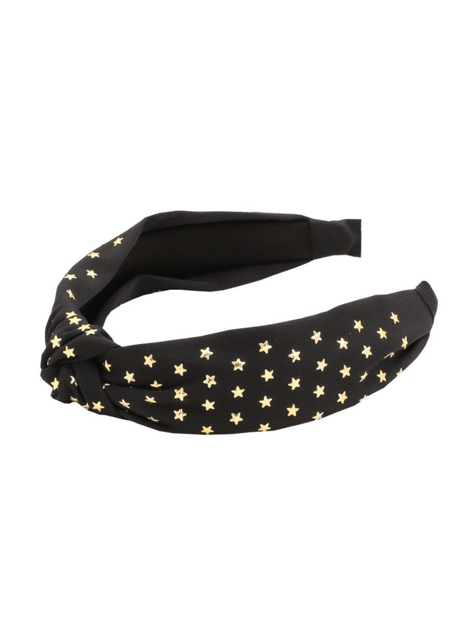 Gold Stars Headband