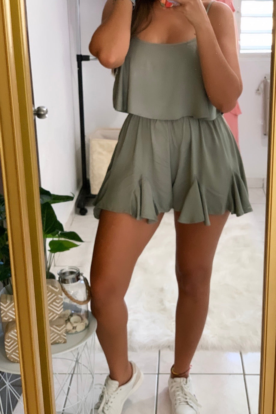 Martini Olive Romper