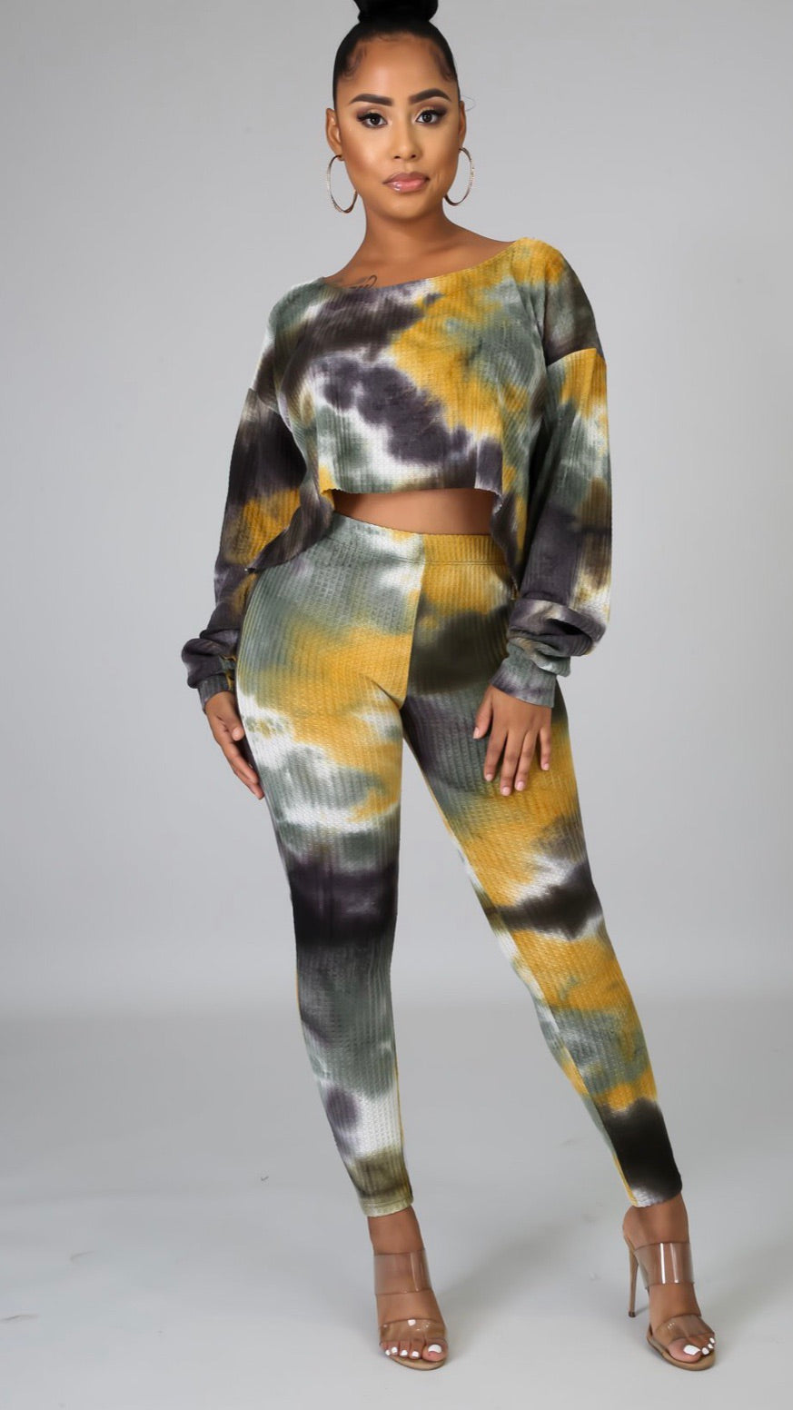 Green Tie Dye Set