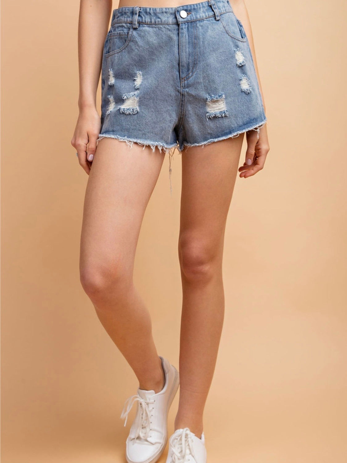 Denim Basic Shorts