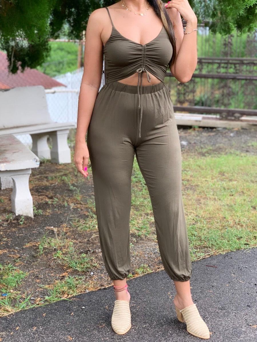 Olive Jumpsuit