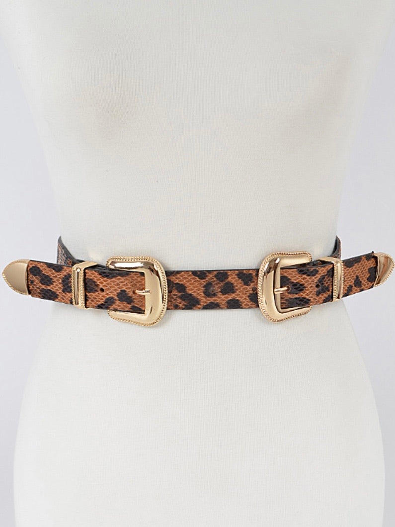 Leopard Elastic Belt