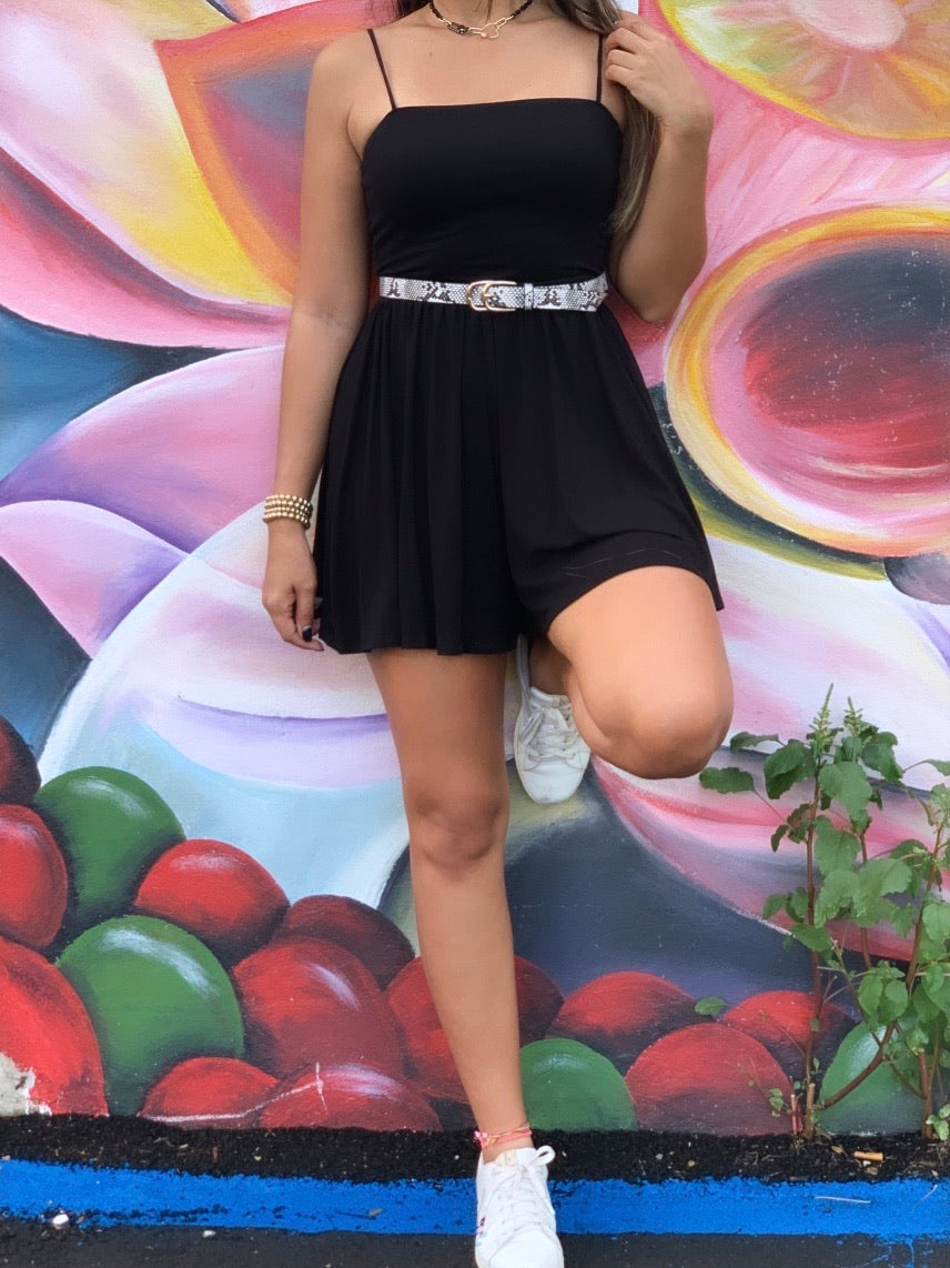 Cozy Black Romper