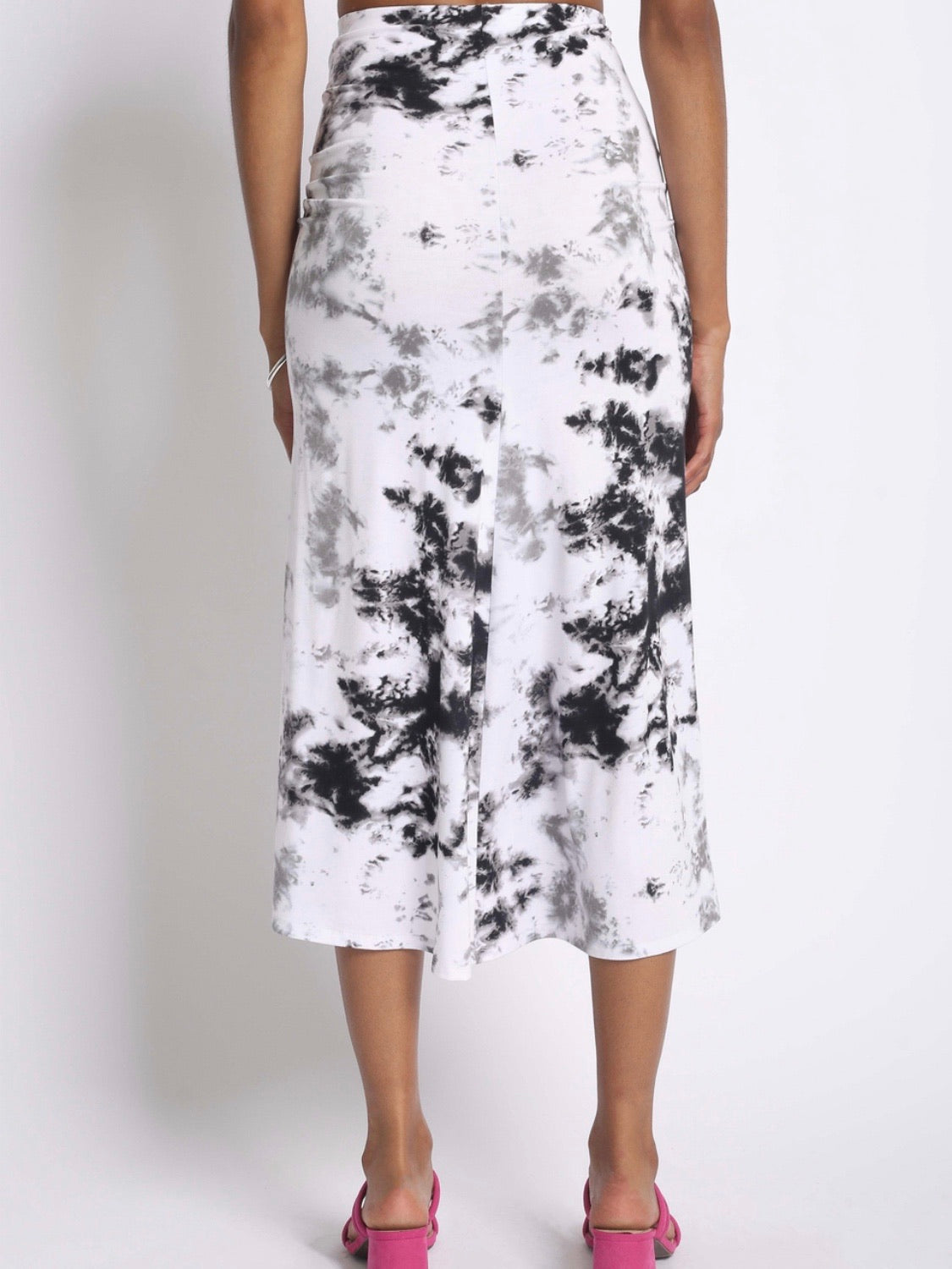 Tie Dye Midi Skirt