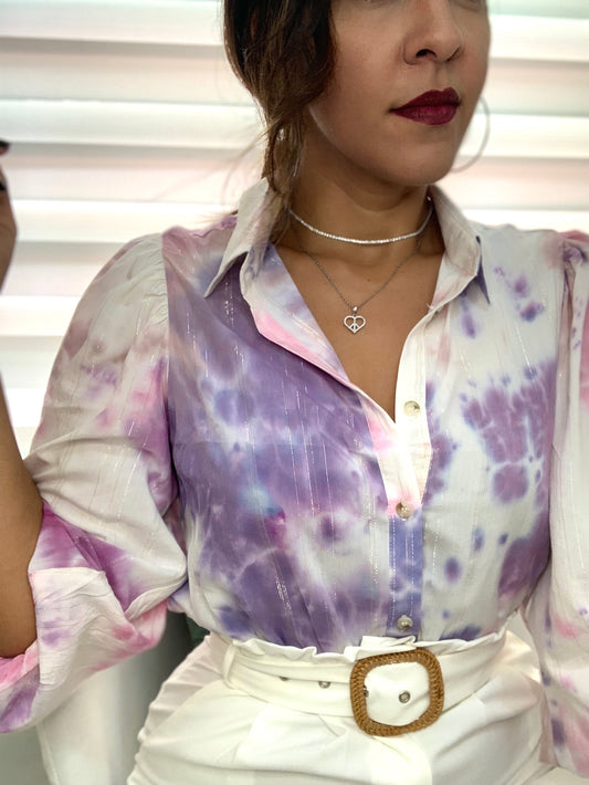 Cute Tie Dye Top