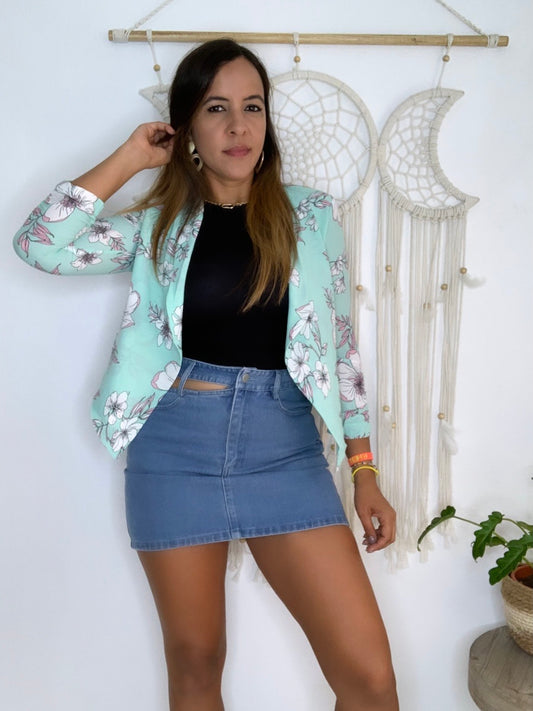 Tropical Mint Blazer