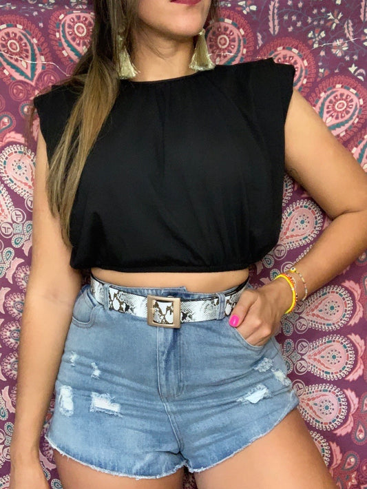 Denim Basic Shorts