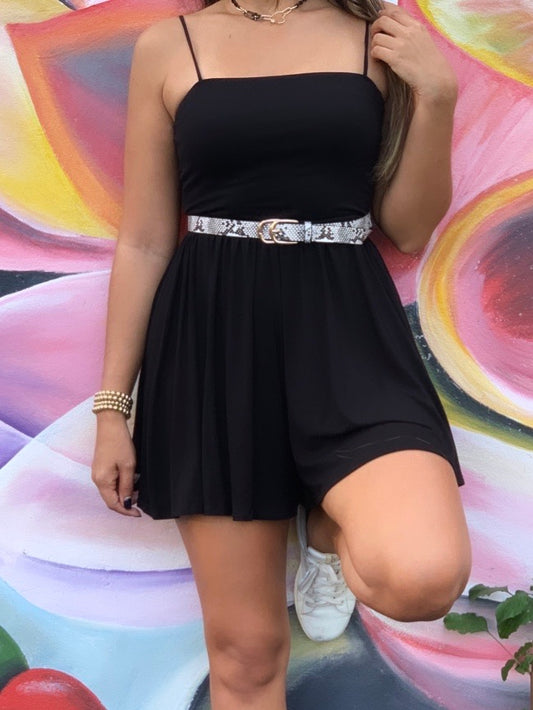 Cozy Black Romper