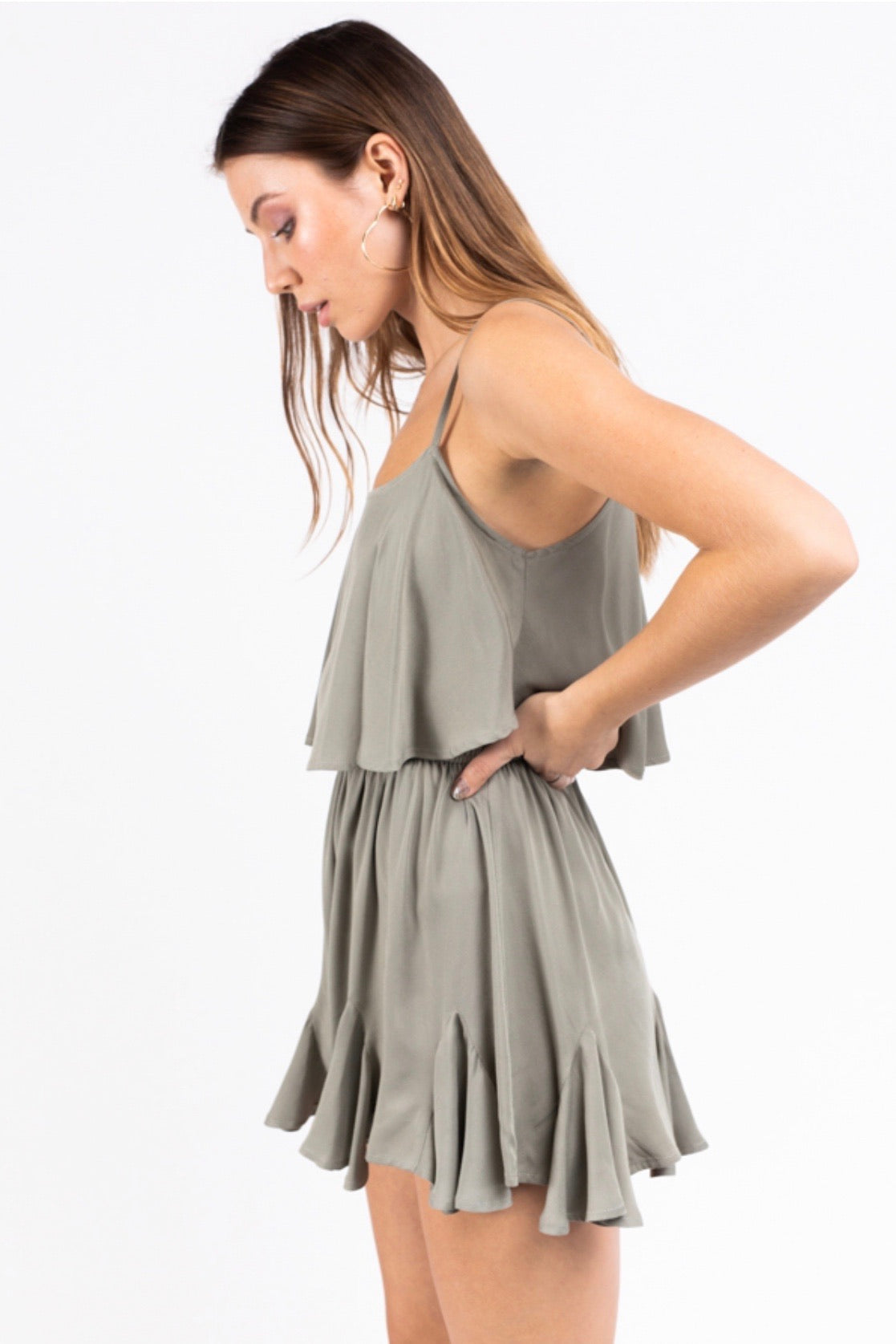 Martini Olive Romper