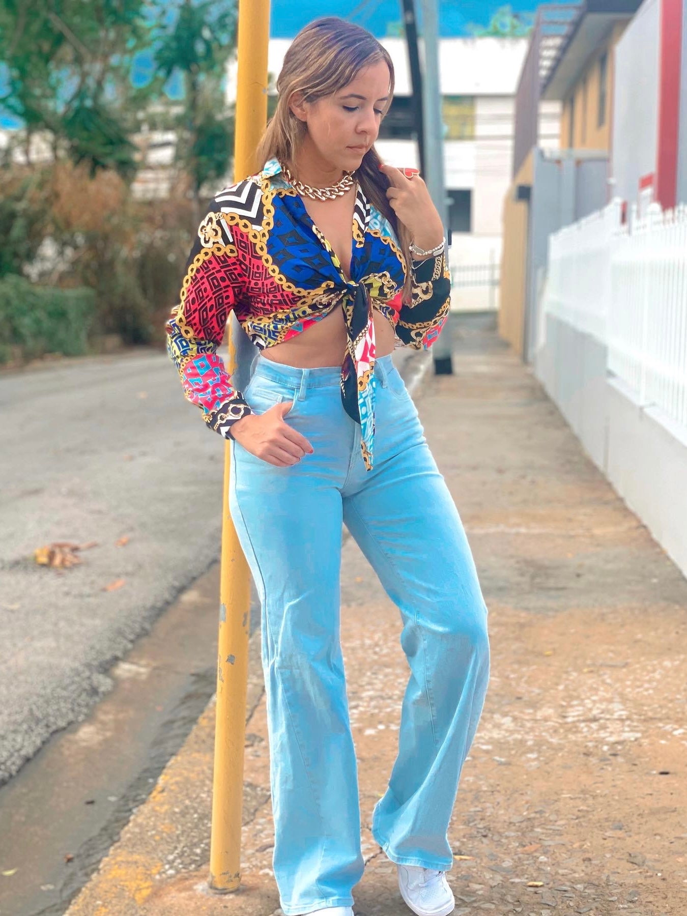 Wide Leg Light Jean