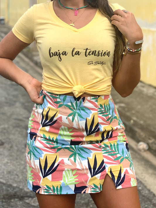 Flower Mini Skirt