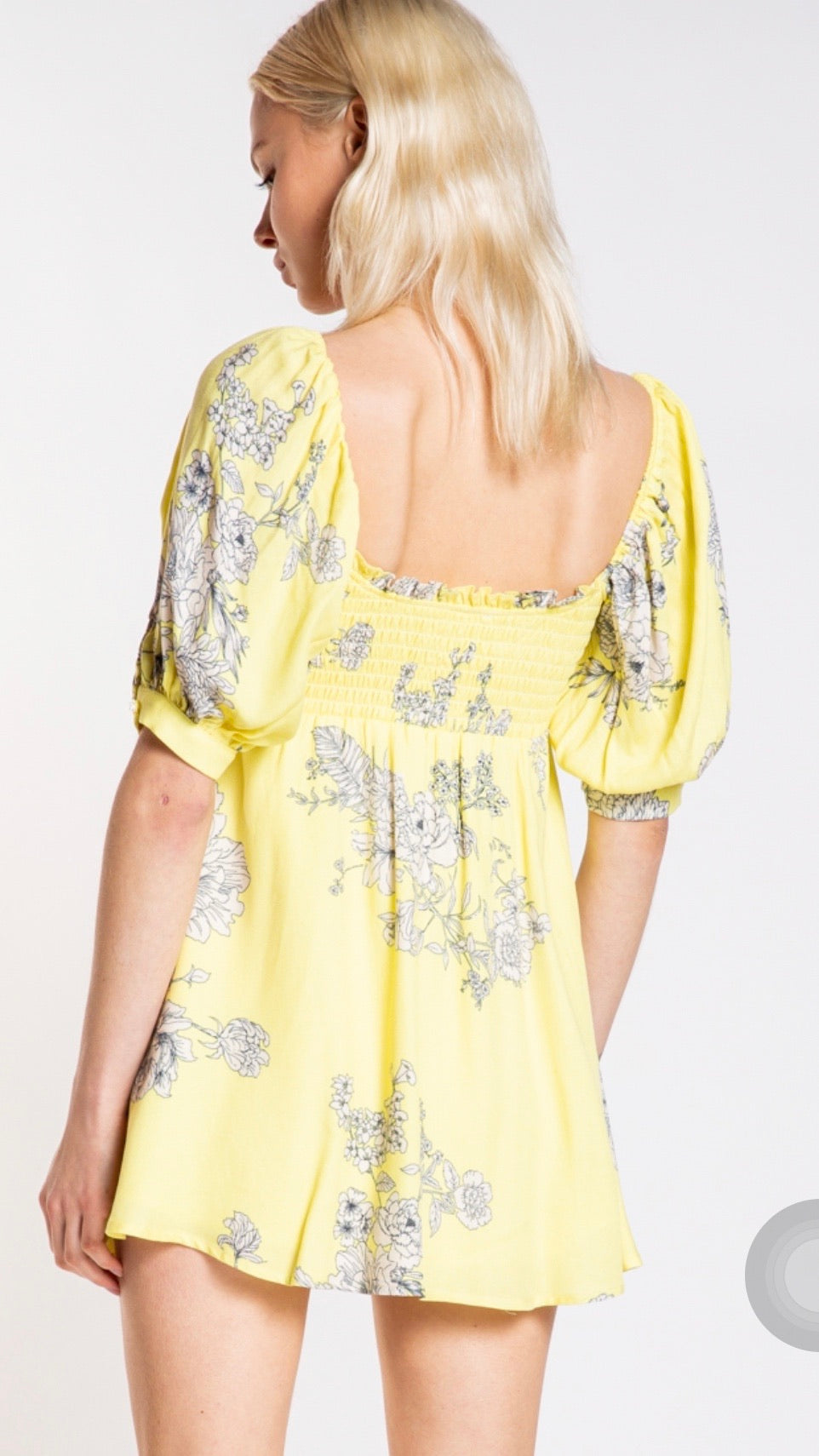 Happy Floral Mini Dress